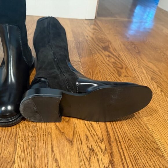 Knee High Suede and Leather boots - Picture 3 of 4